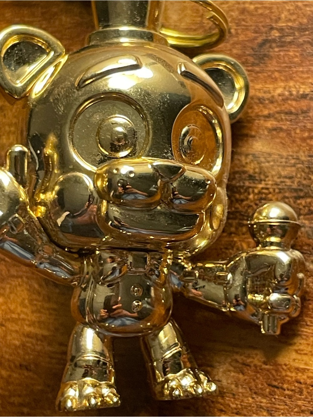 Golden Toy Freddy Cartoon Bear Keychain Toy - Kids Toy